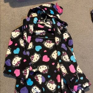 Hello Kitty Black and Blue Heart Cape